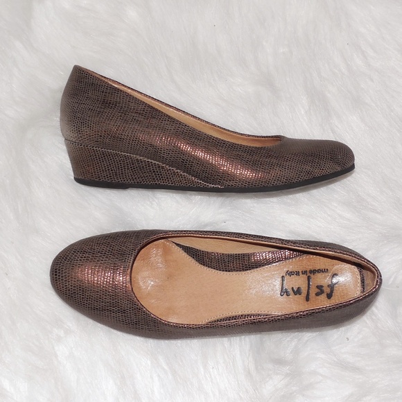FSNY French Sole Ballet Flats Wedge Size 7 - Picture 1 of 6